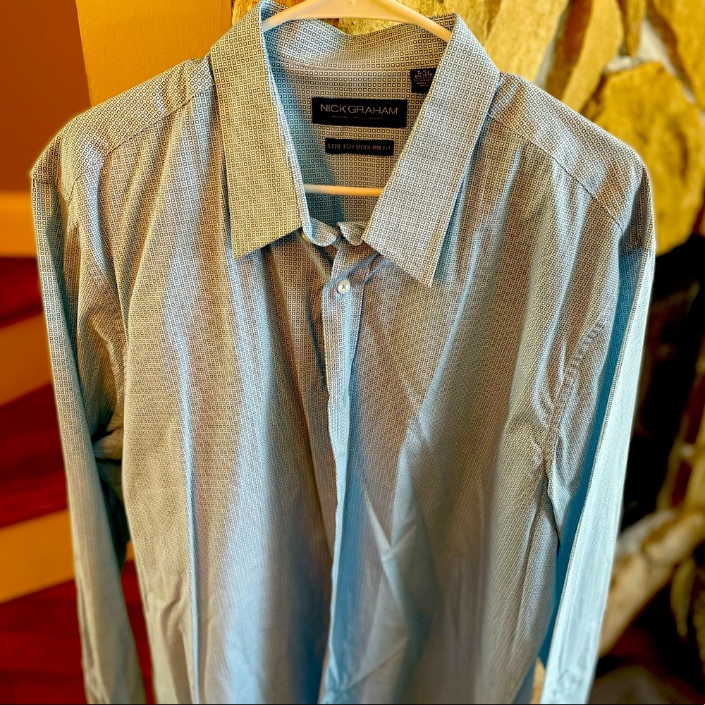Nick Graham brand long sleeve dress shirt